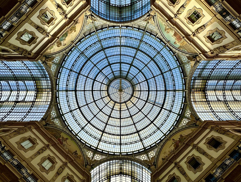Dome View Galleria Vittorio EmanueleII Milan